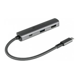 Good Connections USB-C-Hub (3-Port) anthrazit