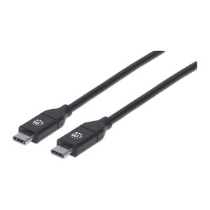 MANHATTAN USB 2.0 Kabel 480Mbit/s C-Stecker auf C-Stecker 2m
