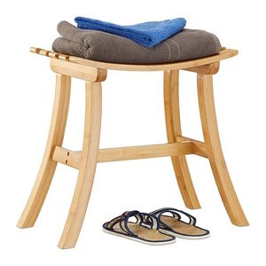 relaxdays Badhocker 10022339_0 braun, 1 St.