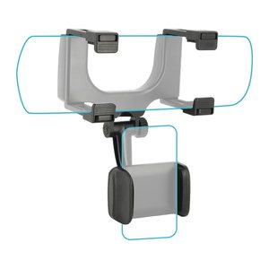 Mobilis Universal Car Rear Mirror Mount for Smartphone