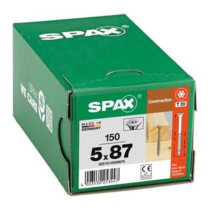 SPAX® Universalschrauben T20 Tellerkopf WIROX 0251010500875 5 mm x 87 mm, 150 St.
