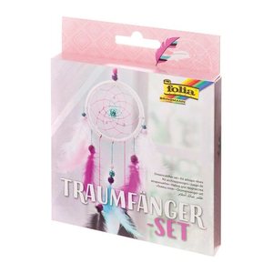 folia Bastelset Traumfänger Girl pink/blau
