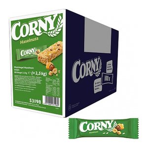 CORNY Classic Haselnuss Müsliriegel 100 Riegel, 100 St.