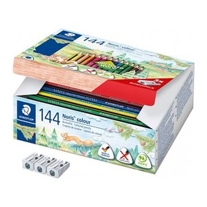 STAEDTLER Noris® colour 187 Buntstifte farbsortiert, 144 St.