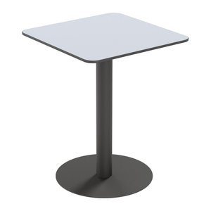 meet powered by PAPERFLOW CROSS Bistrotisch quadratisch HPL-Platte grau 60,0 x 60,0 x 75,0 cm, 1 St.