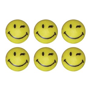 FRANKEN Happy Magnets Magnete Motiv, Kunststoff Ø 3,0 cm, 6 St.