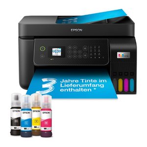 EPSON EcoTank ET-4800 4 in 1 Farb-Tintenstrahl-Multifunktionsdrucker schwarz
