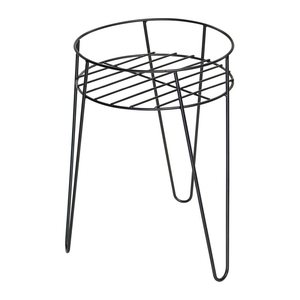 WAGNER® design yourself Pflanzenständer GH 0640 Metall, Ø 28,0 cm schwarz rund, 2 St.