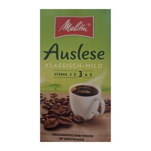 Melitta Auslese KLASSISCH-MILD Kaffee, gemahlen, mild, 500 g