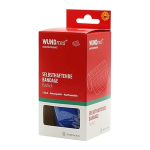 WUNDmed® Selbsthaftende Bandagen  04-016 blau 10,0 cm x 4,5 m, 1 St.