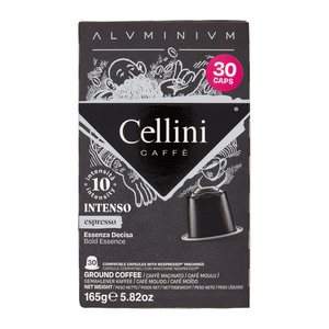 Cellini ESPRESSO INTENSO Kaffeekapseln, Arabica- und Robustabohnen kräftig, 30 St.