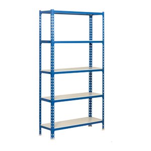 Simonrack Schwerlastregal SIMONCLICK SUPERPLUS 5 8435104937006 blau, weiß 110,0 x 40,0 x 200,0 cm