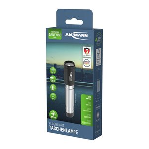 ANSMANN Daily Use 50B LED Taschenlampe silber, 55 Lumen, 1 St.