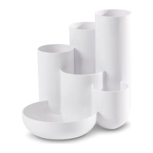 HAN Schreibtisch-Organizer CAMPUS weiß Polystyrol 6 Fächer 13,1 x 15,4 x 13,7 cm