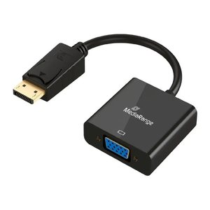 MediaRange HDMI zu DVI-I Video Konverter, 20cm, Schwarz