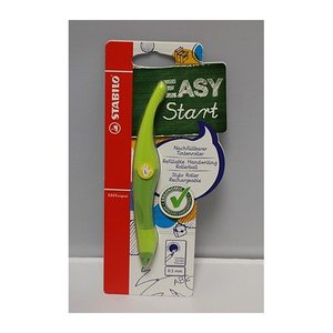STABILO EASYoriginal Tintenroller Linkshänder limette/grün 0,5 mm, Schreibfarbe: blau, 1 St.