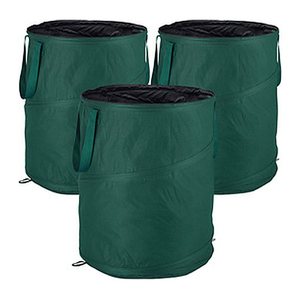 relaxdays Gartenabfallsäcke 160,0 l grün, 3 St.