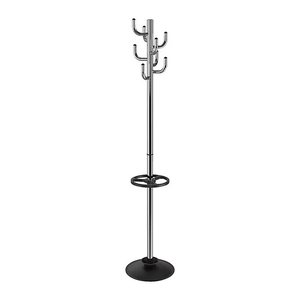 MAUL Kleiderständer MAULpolaris 9402596 silber Metall 8 Haken 36,5 x 177,0 cm, 1 St.