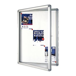 FRANKEN Schaukasten ECO silber 9x DIN A4 75,0 x 4,5 x 101,1 cm, 1 St.