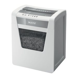 AKTION: LEITZ IQ Office Aktenvernichter mit Partikelschnitt P-5, 2 x 15 mm, bis 10 Blatt, weiß mit 30 Euro CashBack
