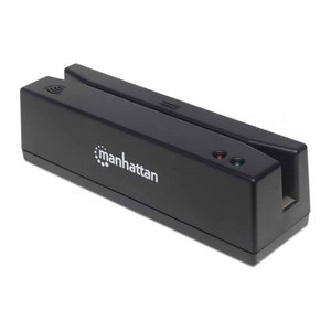 MANHATTAN Magnetkartenleser USB drei Spuren Leser schwarz