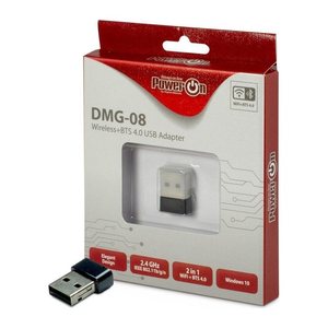 Inter-Tech Wi-Fi 4 USB Adapter DMG-08 WiFi+BTS 4 150Mbps retail
