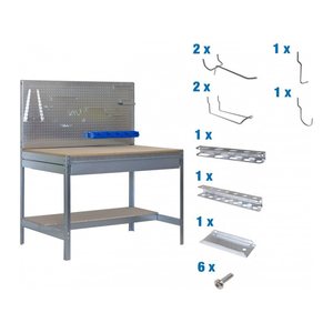Simonrack Werkbank-Set SIMONWORK BT2 BOX grau 1 Schublade 91,0 x 61,0 x 144,5 cm