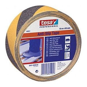 tesa Anti-Rutsch-Band gelb, schwarz 50,0 mm x 15,0 m