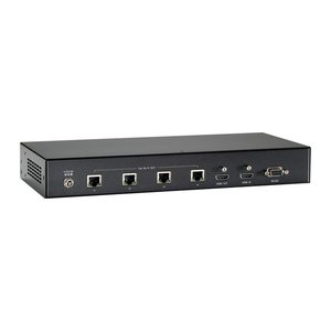 LevelOne HDMI Sender Cat5 PoE 4xRJ45/2xHDMI/+100.00m schwarz