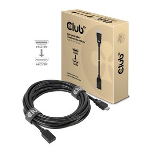 Club3D HDMI-Kabel 2.0 UHD-Verlängerungskabel 5 Meter St/Bu retail