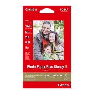 Canon Fotopapier PP-201 10,0 x 15,0 cm hochglänzend 265 g/qm 50 Blatt