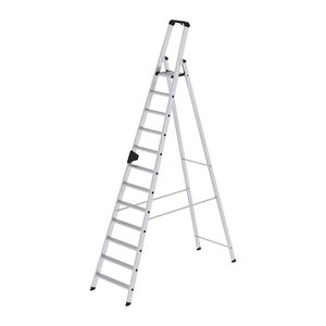 MUNK Vielzweckleiter silber 12 Sprossen, H: 3,45 m
