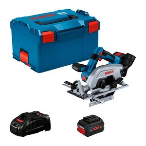 BOSCH Professional GKS 18V-57-2 L Akku-Handkreissäge-Set 18,0 V, mit 2 Akkus