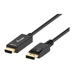 Equip HDMI Adapterkabel DP->HDMI 4K/60HZ St/St 1.00m schwarz