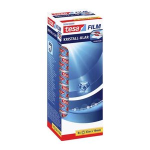tesa KRISTALL-KLAR Klebefilm transparent 19,0 mm x 33,0 m 8 Rollen