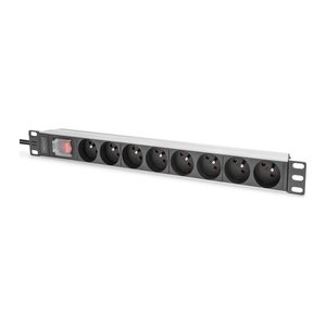 DIGITUS PDU 1U 8xCEE7/5 Ausgänge 230V/16A schwarz