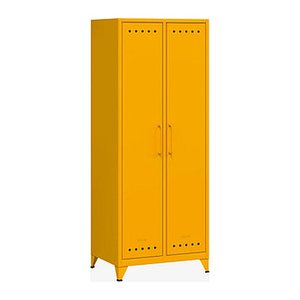 BISLEY Stahlschrank Fern Maxi FERMAX642 gelb 1 Fachboden 70,0 x 51,0 x 180,0 cm, aufgebaut, 1 St.