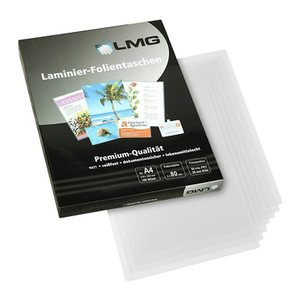 LMG Laminierfolien matt für A4 80 micron, 100 St.