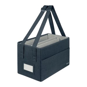 LEITZ Desk Sharing Tasche kompakt 65760089 Stoff samtgrau
