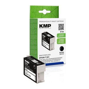 KMP E166 schwarz Druckerpatrone kompatibel zu EPSON 13 XL / T1301 XL