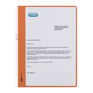 ELBA Klemmhefter orange, 50 St.