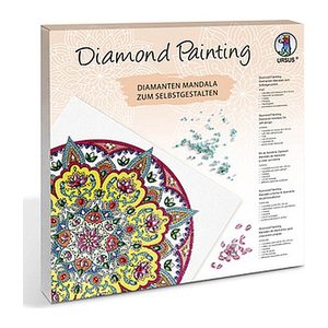 URSUS® Diamond Painting Mandala mehrfarbig