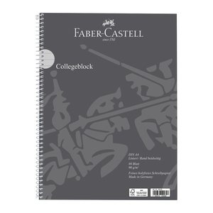FABER-CASTELL Collegeblock liniert DIN A4 Außenrand, 1 St.