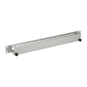EFB 19" 1HE Kabelführungspanel mit Abdeckung, RAL7035