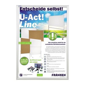 FRANKEN  Klapprahmen Security silber 62,5 x 87,2 cm, 1 St.
