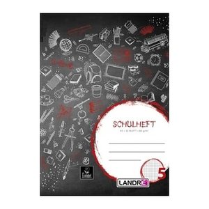 LANDRE Schulheft A5 32 Blatt 80 g/qm Lineatur 5
