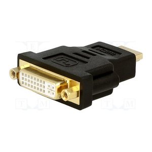 DIGITUS HDMI Adapter HDMI Typ A -> DVI(24+5) St/Bu Polybeutel