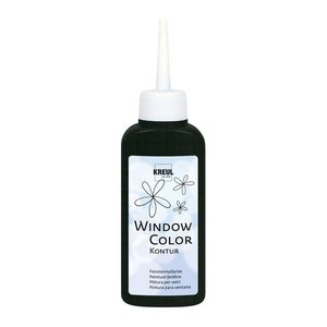 KREUL Kontur Fenstermalfarben schwarz 80,0 ml