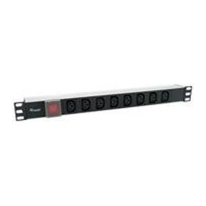 Equip 19" Steckdosenleiste 8xIEC C13+Switch->St.IEC320 C14