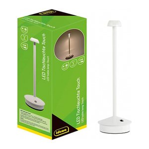 Idena LED Akku-Tischleuchte weiß